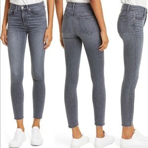 Rag & Bone Nina High Waist Ankle Skinny Jeans